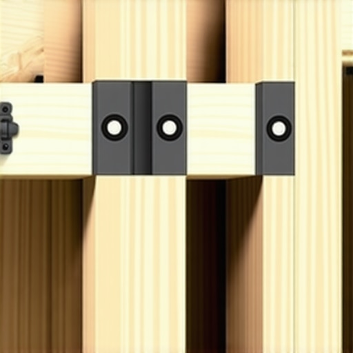 Close-up of deck framing showing joint connections and load distribution