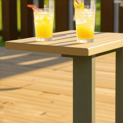 Affordable Way to Add a Drink Rail to Your Deck