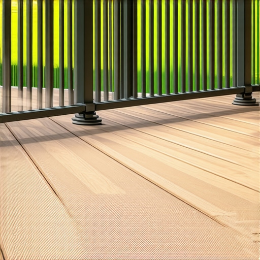 Close-up of aluminum railing being installed on a wooden deck, demonstrating secure attachment and sleek finish.
