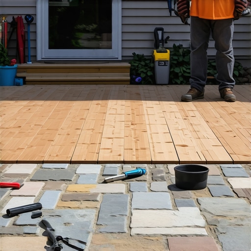 Can You Install a Deck Over an Old Patio in Needham?