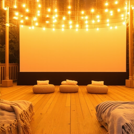 Creating a Cozy Outdoor Cinema on Your Needham Deck