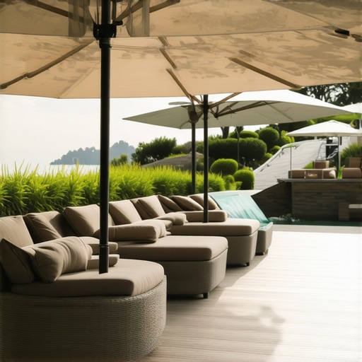 Creating a Shaded Oasis on Your Deck with Modern Umbrellas