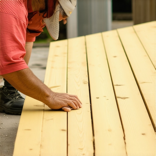 A deck technician analyzing a deck's moisture levels and materials in Needham