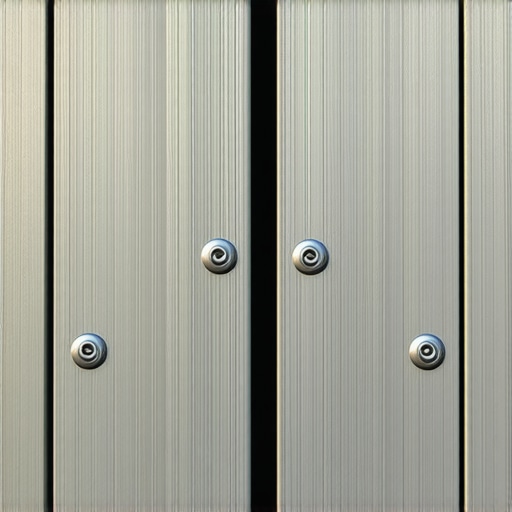 Close-up of stainless steel screws and hidden fasteners on a sleek backyard deck