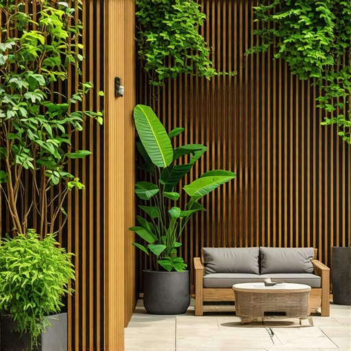 How to Build a Modern Privacy Screen on a Budget