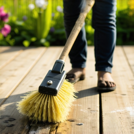 How to Clean Pollen Off Your Deck Without Power Washing