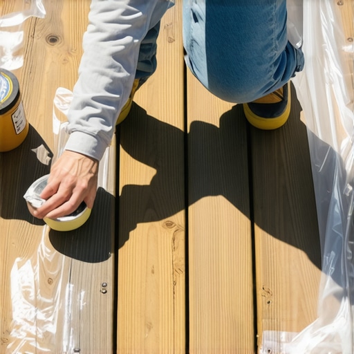 The Best Way to Mask a Deck Before Staining