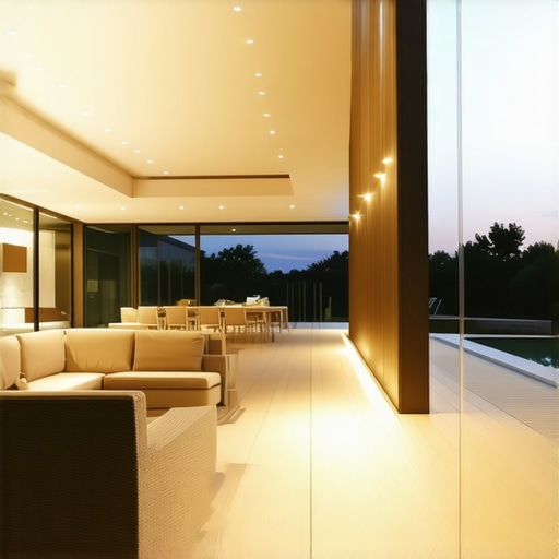 Using Recessed Lighting to Create a Modern Deck Look