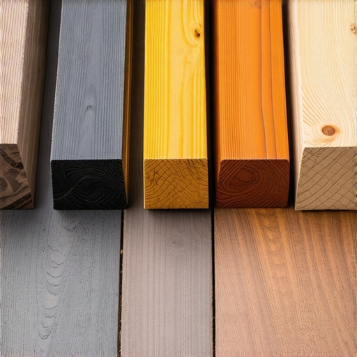 Close-up of durable composite and hardwood decking samples ready for comparison.
